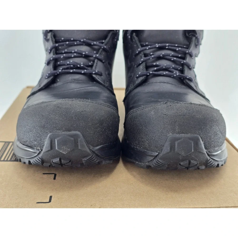 Timberland PRO Reaxion Composite Toe Work Boots Mens 9W Black Waterproof -Good